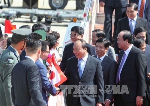Премьер-министр Вьетнама Нгуен Суан Фук прибыл в Японию - ảnh 1